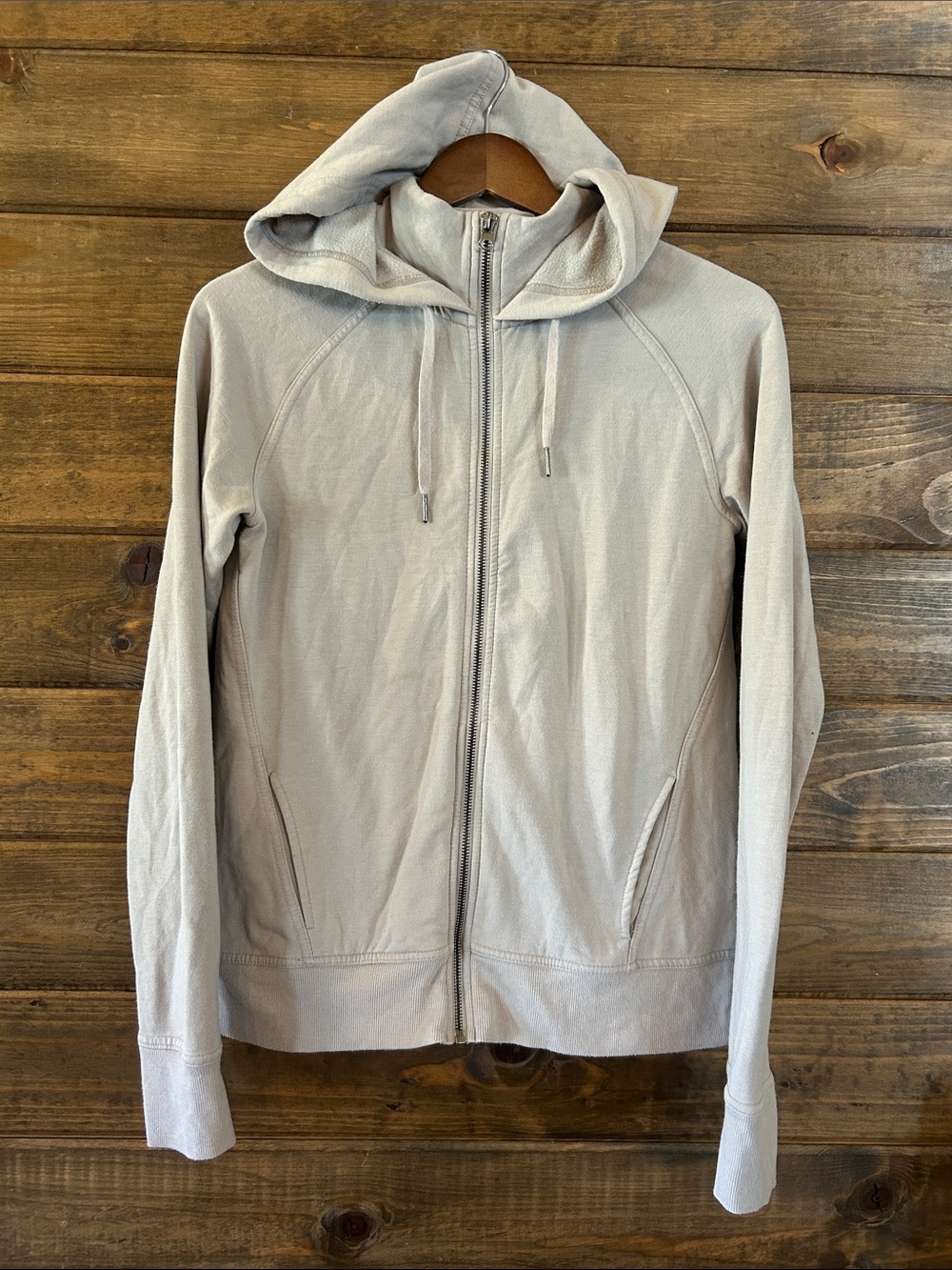 Jockey Pale tan Full-Zip Hooded Sweatshirt